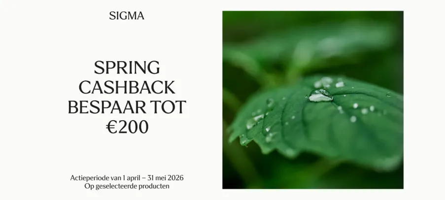 SIGMA LENTE CASHBACK 2026
